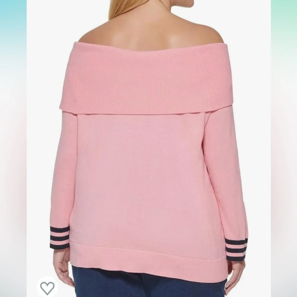 Tommy Hilfiger NWT Off Shoulder Sweater- size 3X - Picture 2 of 8